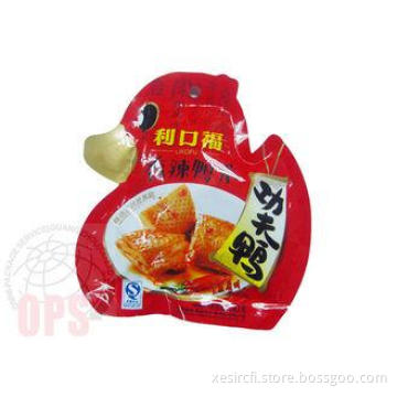 Die Cut Irregular Shaped Plastic Food Packaging Bags for Sn